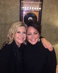 Kelly Lang with Olivia Newton John on Success Made to Last